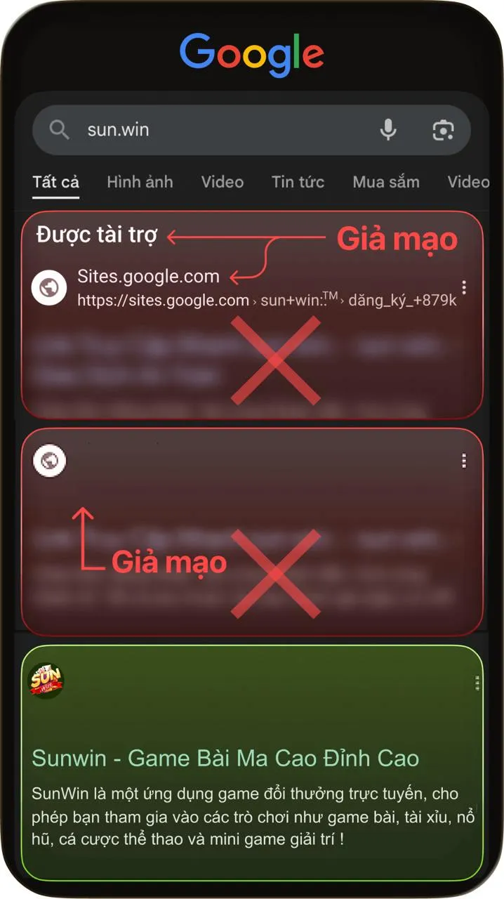 Phân Biệt App Sunwin Thật